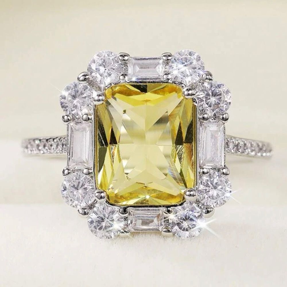 PAVE WIDE BAND 925 STERLING SILVER ROUND DIAMOND RING - Picture 5 of 6
